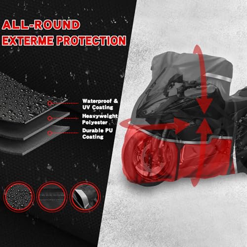 Motorcycle Cover for Kawasaki Ninja 400 500 650 ZX