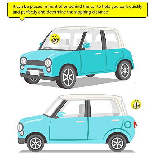 Double Garage Parking Aid Tennis Tennis Ball for Garage Parking Includes Retracting Ball Sensor Assist Solution Car Stop Indicator