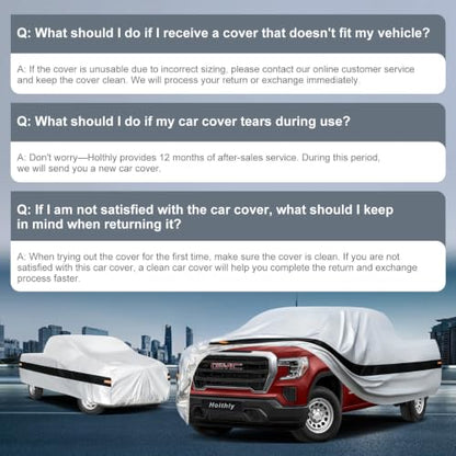 10 Layers Truck Cover Waterproof All Weather Custom Fit GMC Sierra 1500