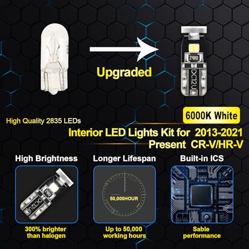 LED Interior Car Lights for Honda
