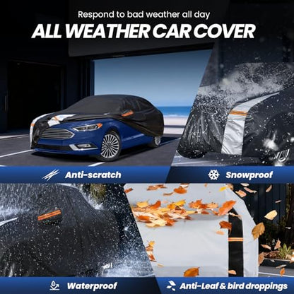 Multi Layer Car Cover Custom Fit for Ford Fusion