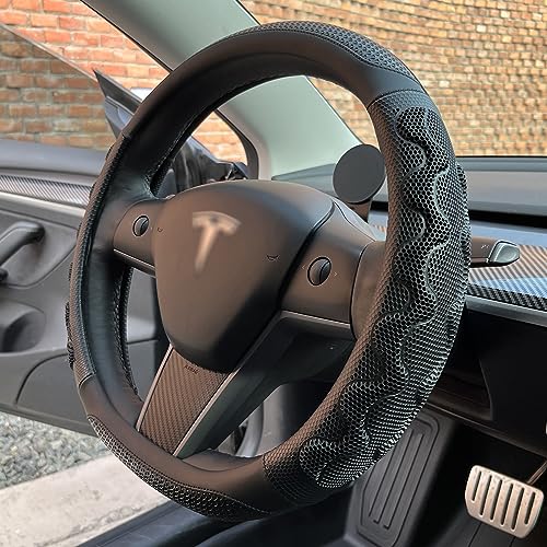 Great Grip Steering Wheel Cover for Tesla Model Y