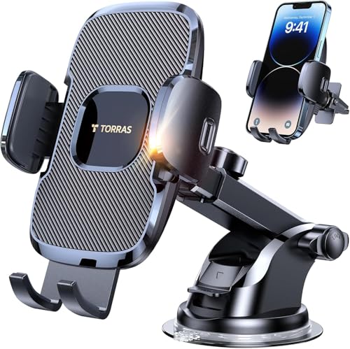 Ultra Durable Phone Holders for Your Car【96+LBS Strongest Suction】 Car Phone Holder Mount