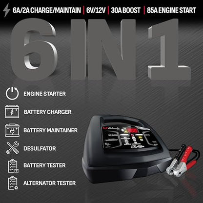 6A Car Battery Charger & Maintainer