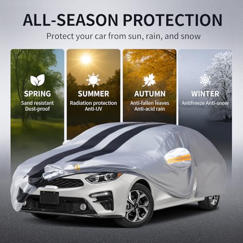 Multi Layer Car Cover Custom Fit for Kia Forte
