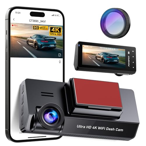 Dash Cam Front 4K Built
