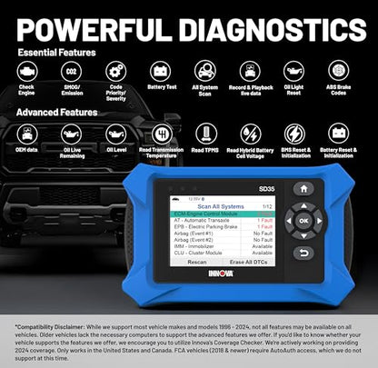 SD35 OBD2 Scanner