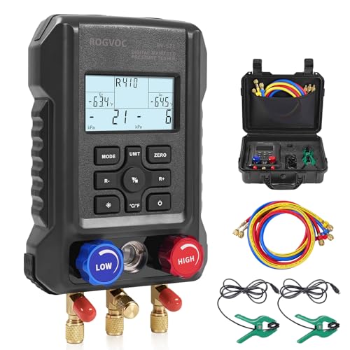 3 Way Digital Manifold Gauge (7 Count)
