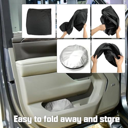 Windshield Sunshade UV Ray Reflector for Chevy Tahoe GMC Yukon 2021