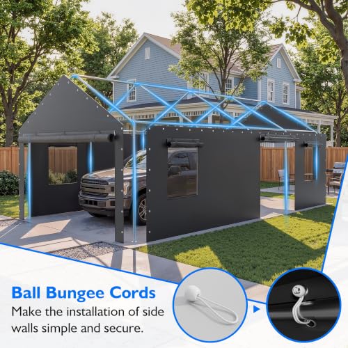 13x25 FT Heavy Duty Carport