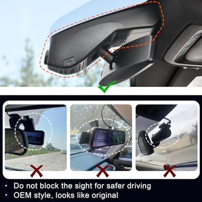 4K Dash Cam Custom fit for GMC Yukon