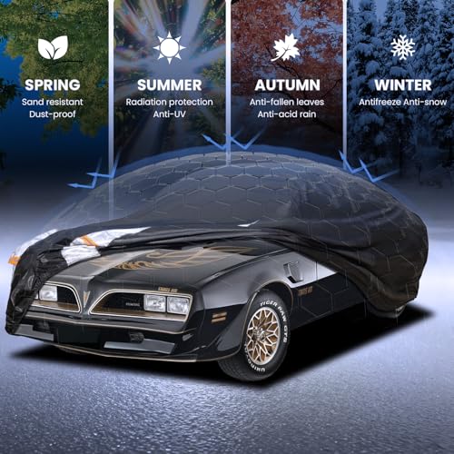 Multi Layer Car Cover Custom Fit for Pontiac Firebird