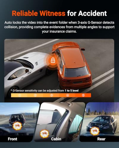 N4S 3 Channel Dash Cam