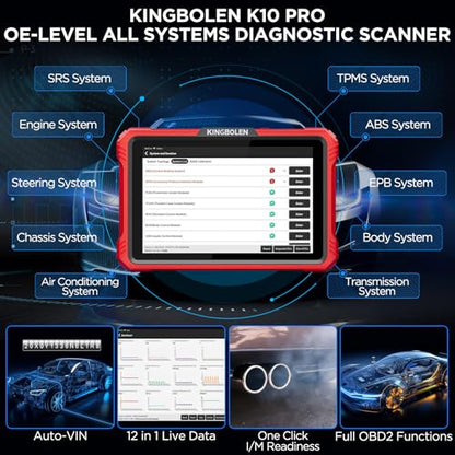 K10 Pro Bluetooth OBD2 Scanner Bidirectional Diagnostic Scan Tool