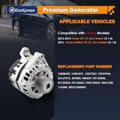 EzeXpreze New Alternator Compatible with 2012