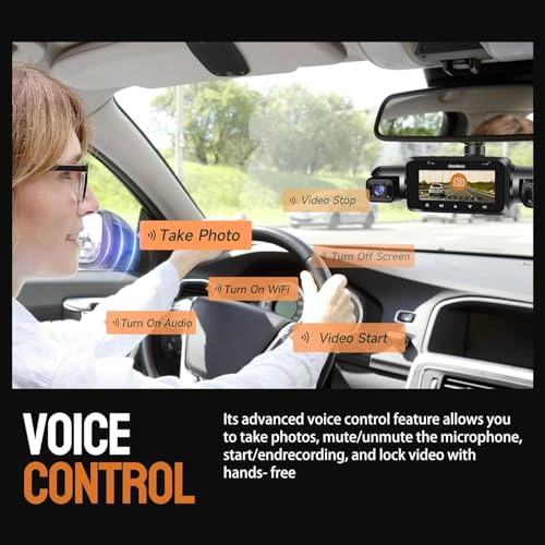360° Dash Cam Front and Rear Inside