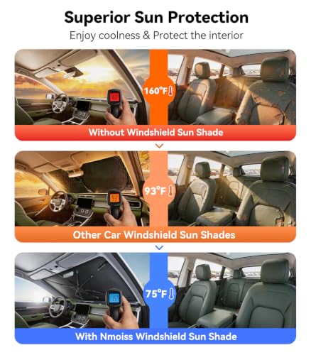 Vinyl Coating Heat Shield] Windshield Sun Shade Umbrella Custom for Land Rover Defender