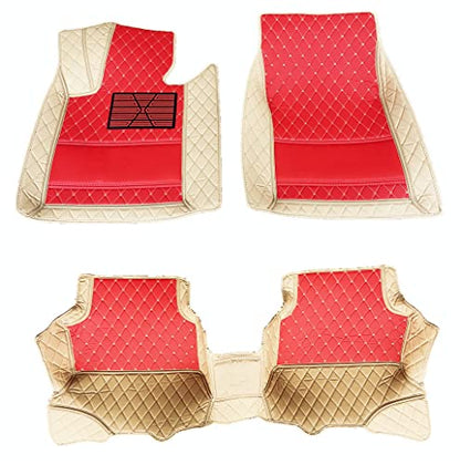 Custom All Weather Protection Luxury Leather Floor Mats for Cars SUVs Trucks According Anti