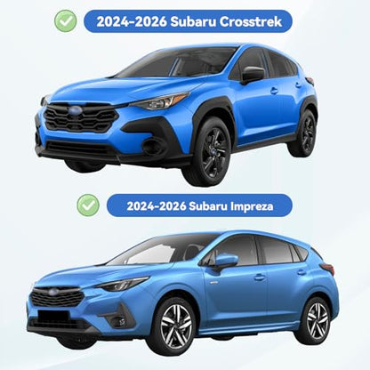 Window Visors Rain Guards for 2024 2025 2026 Subaru Crosstrek & Impreza