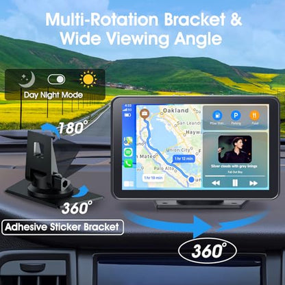 Portable Wireless Carplay Car Stereo