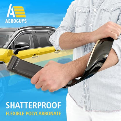 Extra Durable Window Deflectors in (4 Count)