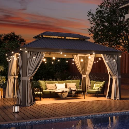 10' X 14' Hardtop Gazebo with Drainage