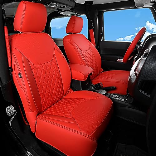 Wrangler JK Seat Covers Custom Fit for Jeep Wrangler (4 Count)