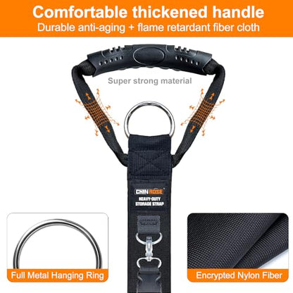 Extension Cord Organizer with 5 Detachable straps 2 PCS (2 Count)
