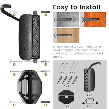 Swivel Bike Wall Mount [2 Pack] (2 Count)