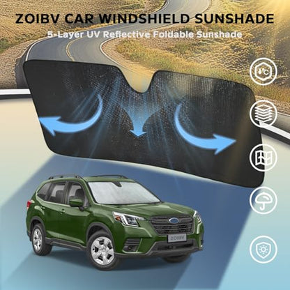 Car Windshield Sun Shade for Subaru Forester 2019