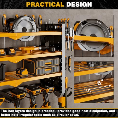 Cordless Power Tool Organizer Wall Mount