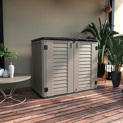 Horizontal Resin Storage Shed