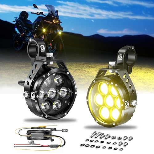 4.5 Inch Motorcycle Auxiliary LED Fog Light (2 Count)
