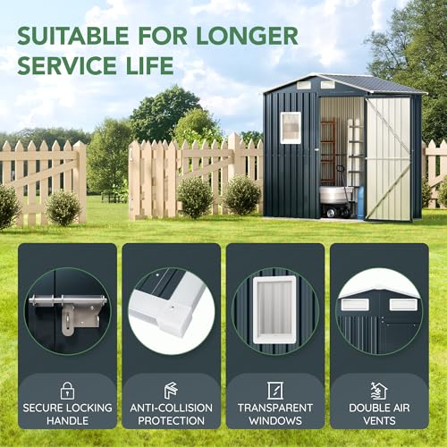 Outdoor Steel Storage Shed