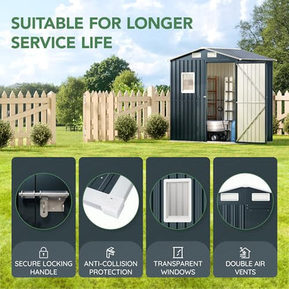 Outdoor Steel Storage Shed