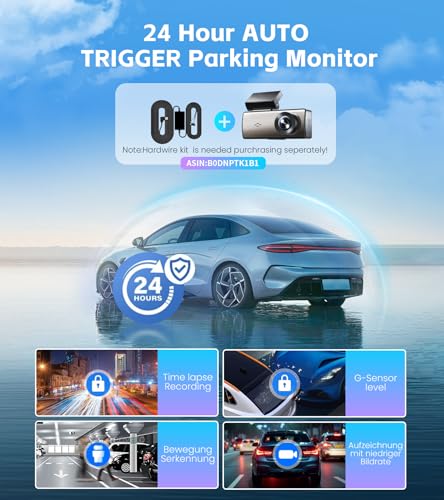 4K+2K Dash Cam Front and Rear