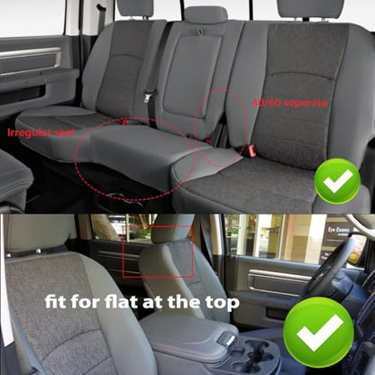Custom Seat Covers for Ram 1500 & 2500 2009 (4 Count)