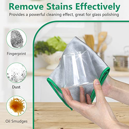 Glass Polishing Streak Free Miracle Cleaning Cloth (6 Count)
