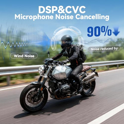 Motorcycle Helmet Bluetooth Headset Intercom Communication Systems