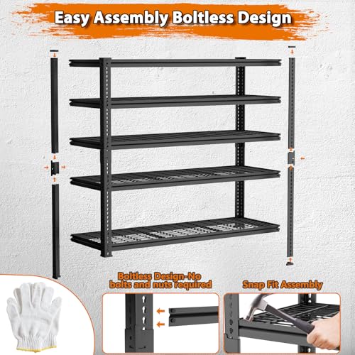 Storage Shelves Heavy Duty (2 Count)