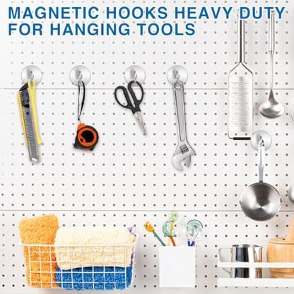Magnetic Hooks for Cruise Cabins (12 Count)