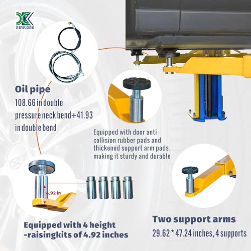 Auto 2 Post Car Lift 11500 lb Capacity Truck Hoist