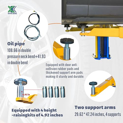 Auto 2 Post Car Lift 11500 lb Capacity Truck Hoist