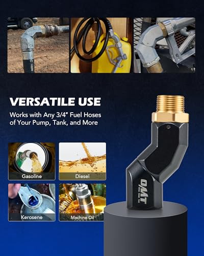 OMT 2pcs 3 4" NPT Fuel Hose Nozzle Swivel Kit