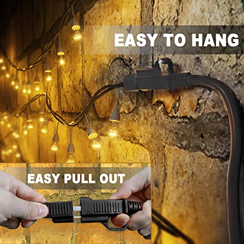 Indoor Outdoor Black Extension Cord 60 FT Waterproof 16