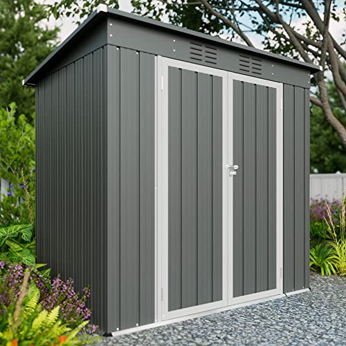 4'x6' Metal Shed Outdoor Storage Shed