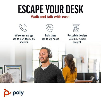 Poly Voyager 4320 UC Wireless Headset