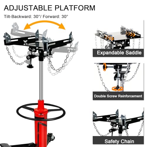 Transmission Jack High Lift 1660 lbs