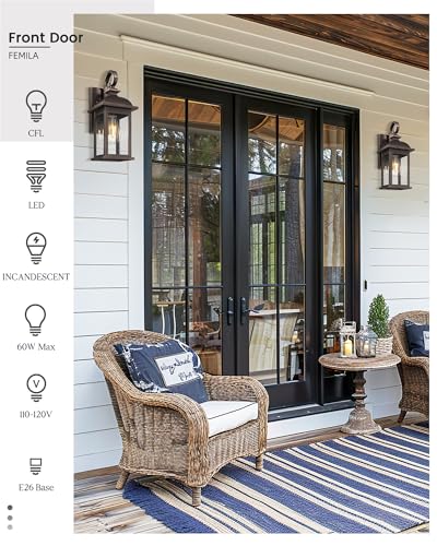 Outdoor Wall Lantern Oil Rubbed Bronze