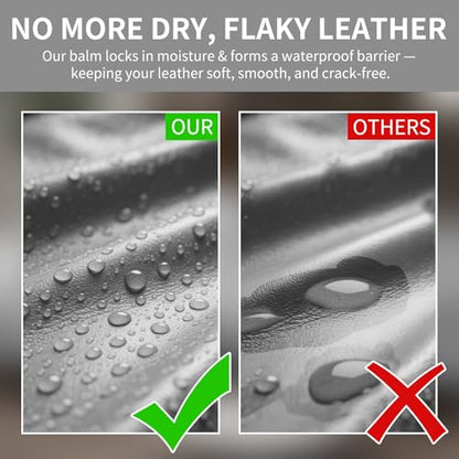 Leather Recoloring Balm and Leather Repair Kit for Furniture (8 Fl Oz)